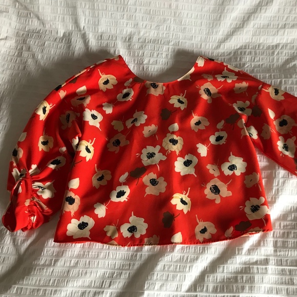 Zara Tops - Red Crop Top blouse Zara Tops - Red Crop Top blouse